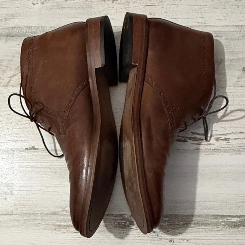 Johnston & Murphy Brown Chukka Boots Size 11.5